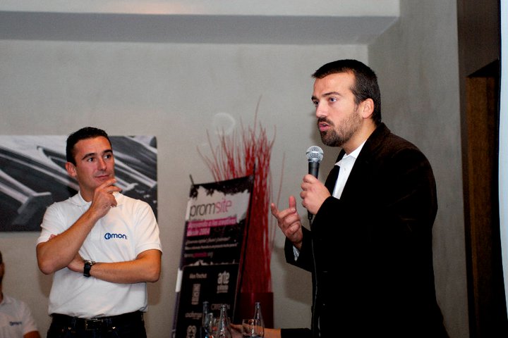 Jaume Palau, Director General de CDmon. A la izquierda, Guillem Santiago, Director Comercial de CDmon.