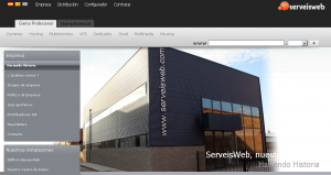 Sitio web y oficinas de ServeisWeb